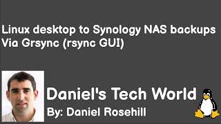 Using grsync to back up Ubuntu Linux to Synology NAS