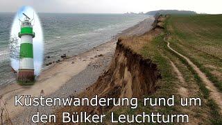 Küstenwanderung rund um den Bülker Leuchtturm - zwischen Strande und Stohler Steilküste