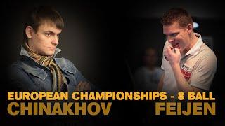 Niels Feijen vs Ruslan CHINAKHOV | European Championships   8 BALL