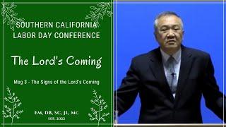 Msg 3 - The Signs of the Lord’s Coming