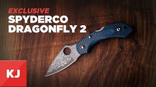 Spyderco Dragonfly 2 with FRN Handles (Steel Blue) | KnifeJoy Exclusive