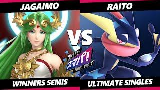 Sumapa 86 Top 8 - Jagaimo (Palutena) Vs. Raito (Greninja) Smash Ultimate - SSBU