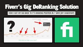 Fiverr Gig De-Ranked: How to Re-rank Your Fiverr Gigs in 2022