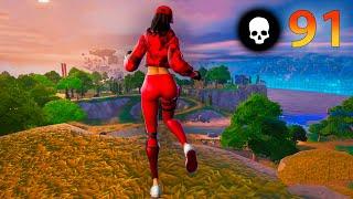 91 Elimination Solo vs Squads Win Fortnite Gameplay 60 FPS - Zero Build PC