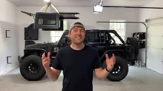 BEST HARDTOP HOIST FOR YOUR JEEP?? // SIMPLE DIY ELECTRIC HOIST SYSTEM