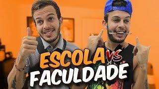 ALUNO DA ESCOLA X ALUNO DA FACULDADE