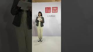 UNIQLO Ph Chief Operating Officer Geraldine Sia for UNIQLO 2023 Fall / Winter LifeWear Collection