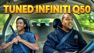 I GAVE MY SUPPORTER A RIDE IN MY TUNED INFINITI Q50!