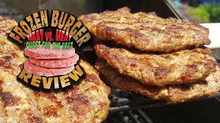 Ballpark Flame Grilled Review / Frozen Burger Patty Review - da PA Vlog #ballpark #burger #grilling