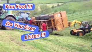 The Remarkable Rescue: Simon's Skillful Reckoning of an Overturned Trailer at Wheelwright Farm