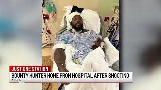 Famous bounty hunter shot in Akron home from the hospital after 4 months