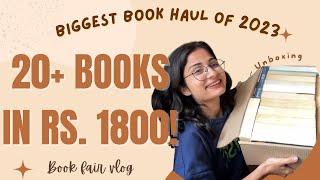 I bought 20 Books in just Rs. 1800 Biggest BOOK HAUL of 2023BOOK SHOPPING IN INDIA️🪴