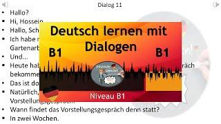 Dialoge B1  | Deutsch lernen durch Hören | 15 |