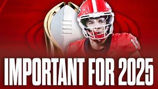 If Georgia football DOES THIS they will reach the National Championship in 2025