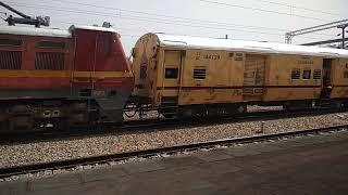 Back to back storming WAP-4 hauling superfast trains.