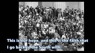 Martin Luther King  Jr, I Have a Dream speech (subtitled)(Remastered)