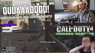 I HIT A QUAD! (CoD4 Custom Map/XMAS SL Server Highlights!)