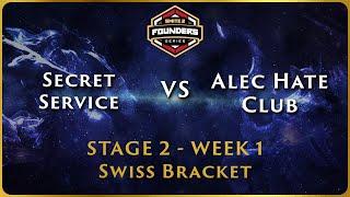 SMITE 2 Founder's Series - Stage 2 Swiss - NA Week 1 -Secret Service vs Alec Hate Club