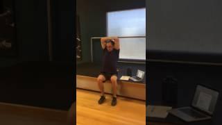 Seated Lat and triceps