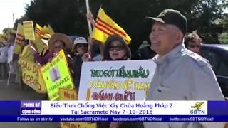 Biểu Tình Chống Việc Xây Chùa Hoằng Pháp 2 Tại Sacramento