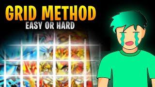 How To Use Grid Method | Draw  Anime Character Face Using Grid Method