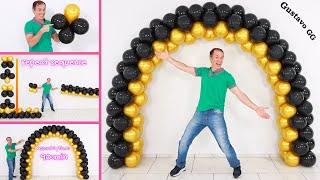 BIRTHDAY decoration ideas at home  how to decorate balloons for birthday  balloon arch tutorial