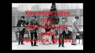 Them - It's All Over Now, Baby Blue (Lyrics)