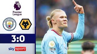 Haaland-Hattrick! Er hört nicht auf | Man City - Wolverhampton 3:0 | Highlights - Premier League