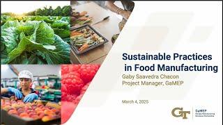 GAFP 2025 - Sustainable Practices in Manufacturing