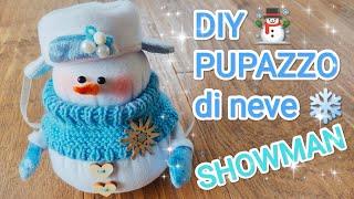 ️СНЕГОВИК из ткани ️ Своими Руками ️ PUPAZZO di Neve️ Fai Da te  TUTORIAL 