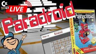 PARADROID – Commodore 64 (1985) | Livestream with Cheeky Commodore Gamer
