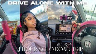 VLOG  | DRIVE WITH ME ALONE FOR 4 HOURS *SOLO EDITION*