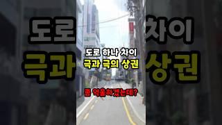 ’도로 하나 차이‘에 극과 극으로 나뉜 역삼동 상권