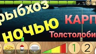 Реальная рыбалка на андроид #8 рыбхоз ночью #рыбалка #толстолобик #карп | GaffDragonTV