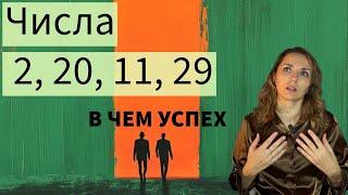 РОЖДЕННЫЕ 2, 20, 11, 29 ЧИСЛА. В чем ваш успех?!