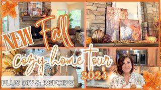 NEWFall Home Tour 2024: Cozy Decor Ideas | PLUS An Easy DIY & Yummy Autumn Recipe!