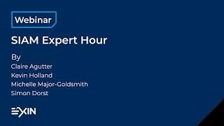 SIAM Expert Hour