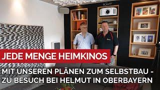 Ihr habt das Wohnzimmer - wir haben die Pläne zum Selbstbau eures Heimkinos! Zu Besuch bei Helmut.