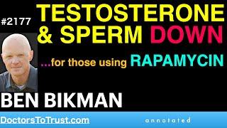 BEN BIKMAN r3 | TESTOSTERONE & SPERM DOWN.  …for those using RAPAMYCIN