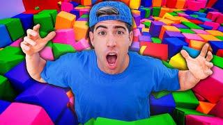 24 HOURS IN A TRAMPOLINE PARK !!