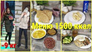 МЕНЮ на ДЕНЬ для ПОХУДЕНИЯ и ПРАВИЛЬНОГО ПИТАНИЯ 1500 ккал. Что я ем за день. Рацион на 1500 КАЛОРИЙ