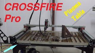 Crossfire Pro CNC Plasma Cutting Table For A CNC Beginner-- First Cuts!