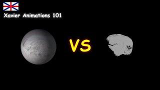 Smallest Moon of Neptune Vs The Biggest Moon of Neptune (Triton VS Hippocamp)