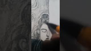 Art by RISHABH RAJ ART of lord Shiva #shorts
