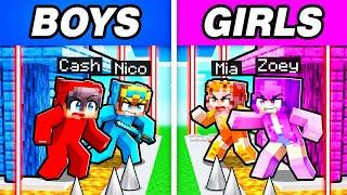 BOYS vs GIRLS SECURITY HOUSE in Minecraft!