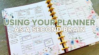 Your planner is your 2nd brain #usingyourplanner