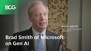 Brad Smith of Microsoft on Gen AI | Semafor World Economy Summit