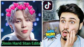 Jimin Hard Stan TikTok Edits | BTS TikTok Edits Reaction | K-PoP | Rk Reaction