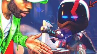 "Astro Bot" PS5 Walkthrough Gameplay Part 2 - "KRATOS LEVEL REACTION"