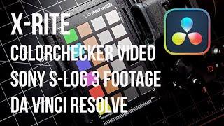 Color Grading Mastery: X-Rite ColorChecker Passport & DaVinci Resolve Tutorial for S-Log 3 Footage